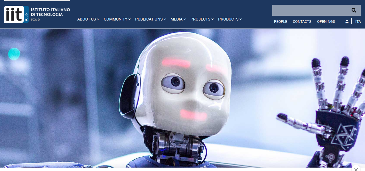 IIT iCub - Humanoid robot by Italian Institute of Technology