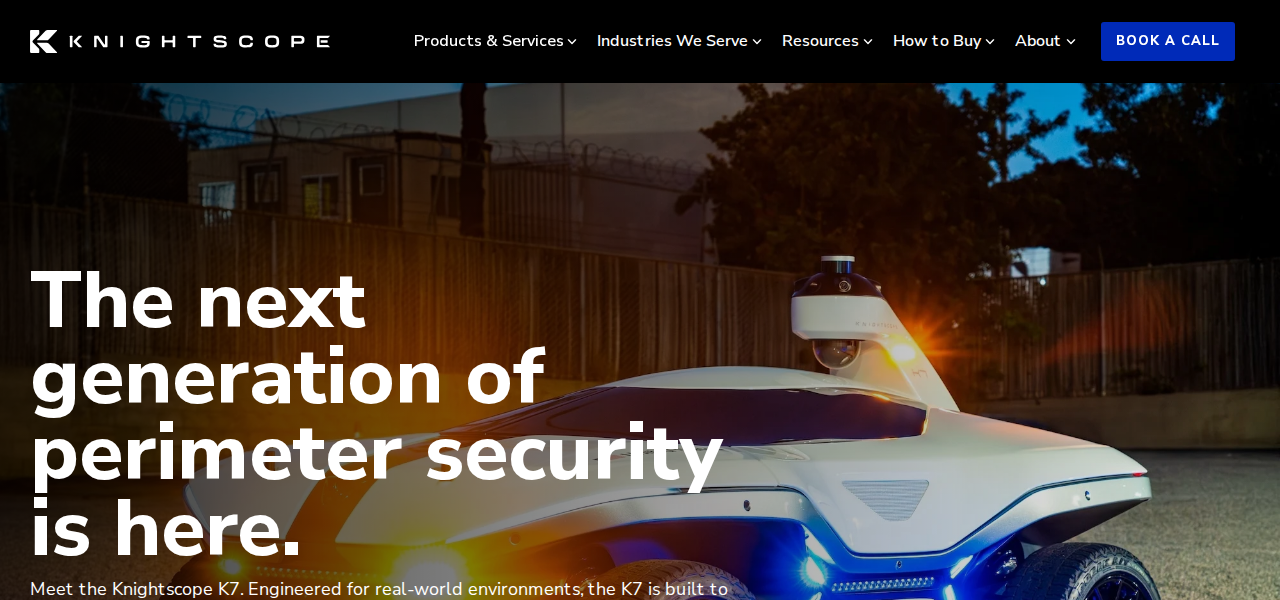 K5 - Specialized robot by Knightscope