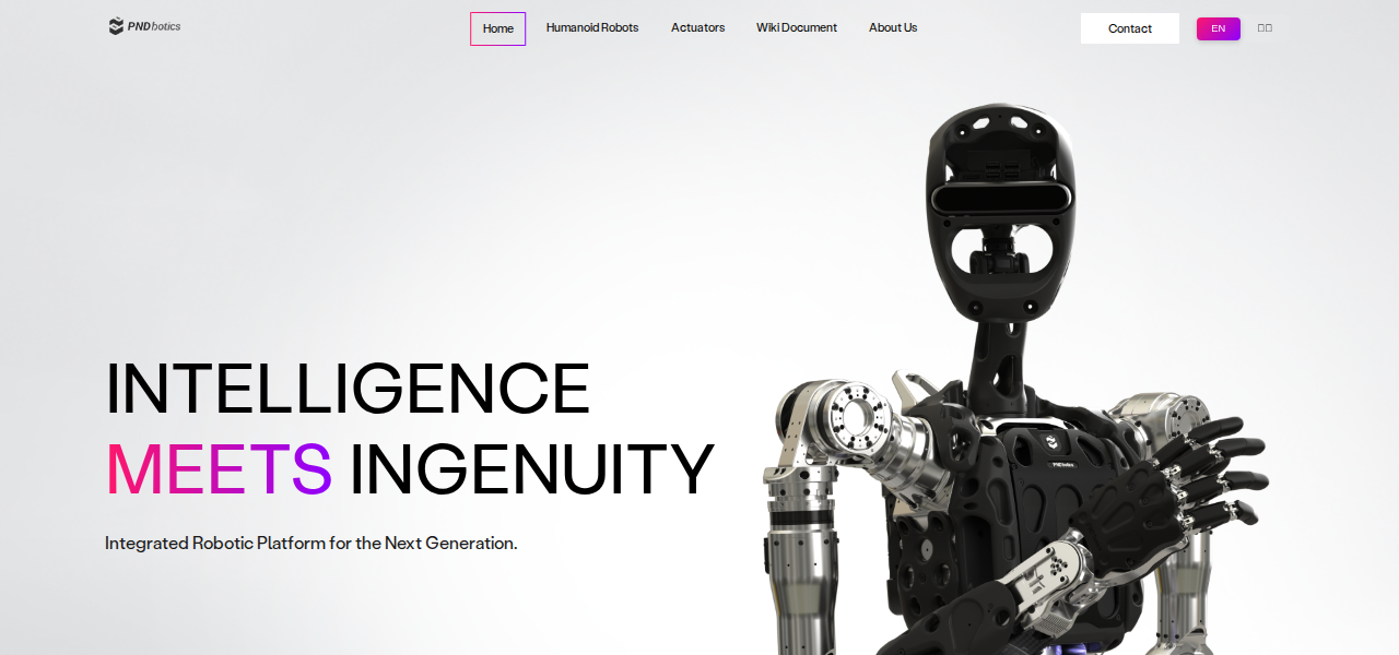 PNDbotics Adam - Humanoid robot by PNDbotics