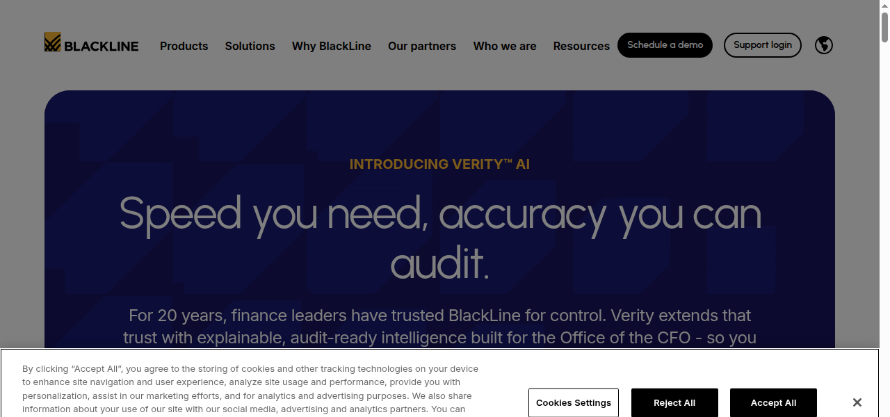 Snapshot of BlackLine