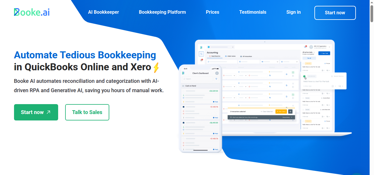 Snapshot of Booke.AI