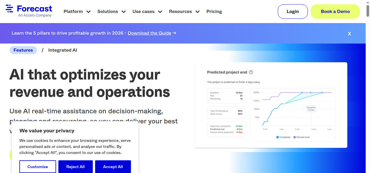 Snapshot of Forecast Resource AI