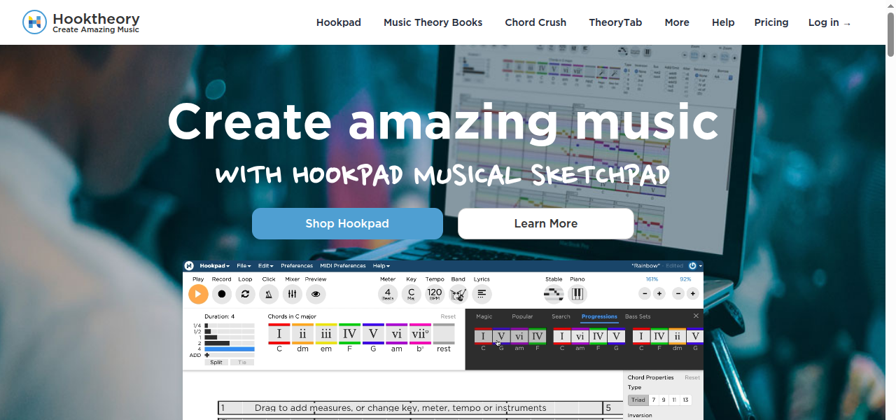 Snapshot of Hookpad Aria