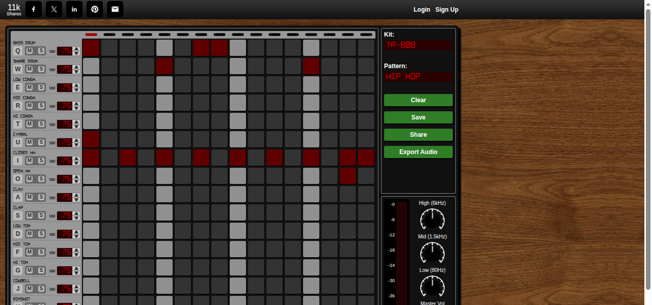 Snapshot of Pattern Sketch