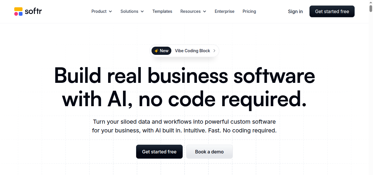 Snapshot of Softr AI
