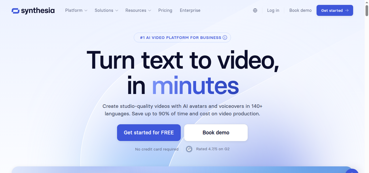Snapshot of Synthesia