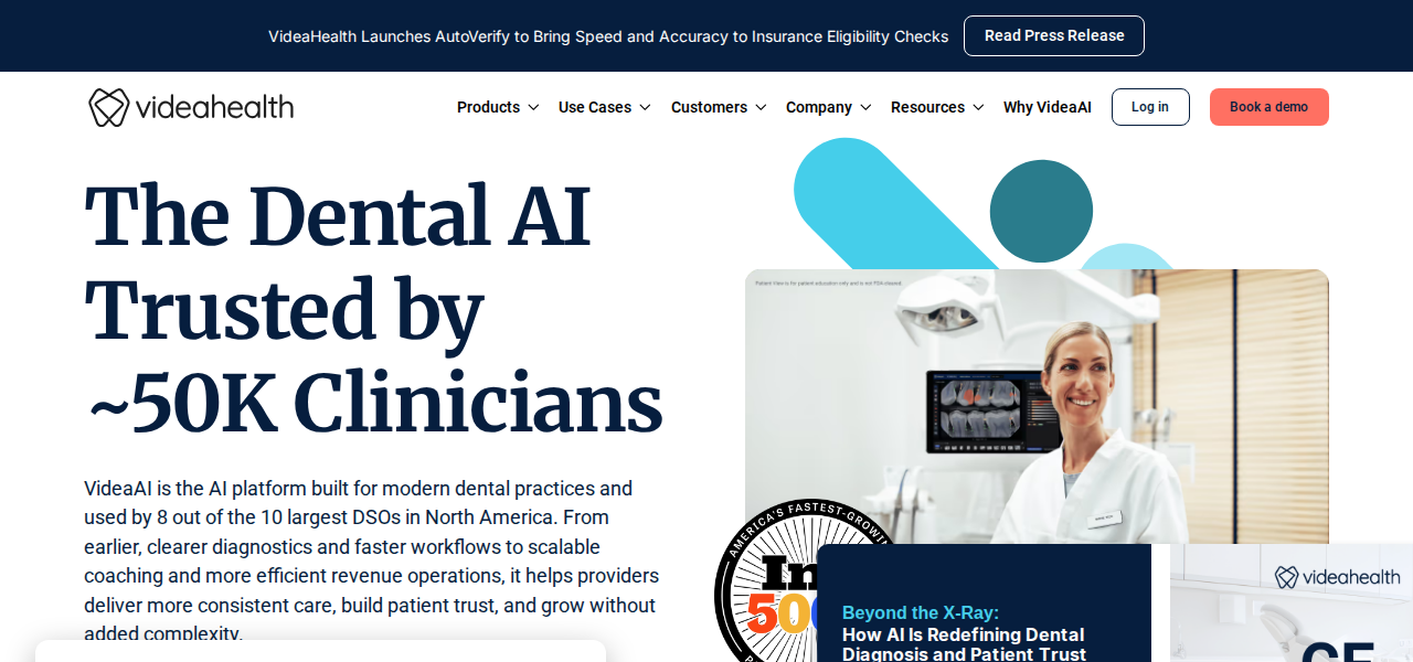 Snapshot of Videa Dental AI